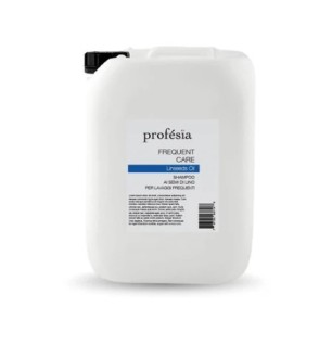 Shampoing aux graines de lin pour lavages fréquents, bidon de 10 litres